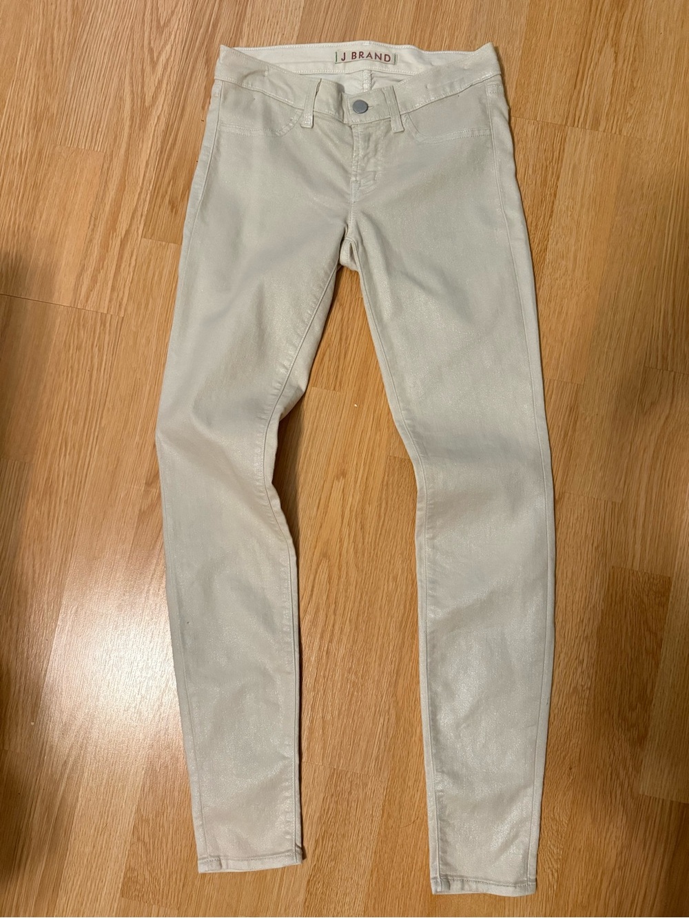 J Brand Off-White Skinny Jeans